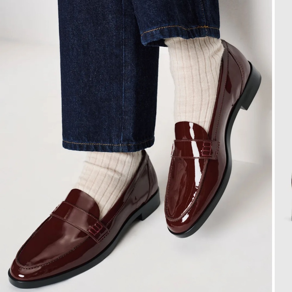 Reformation Ruby Patent Kaylee Loafers